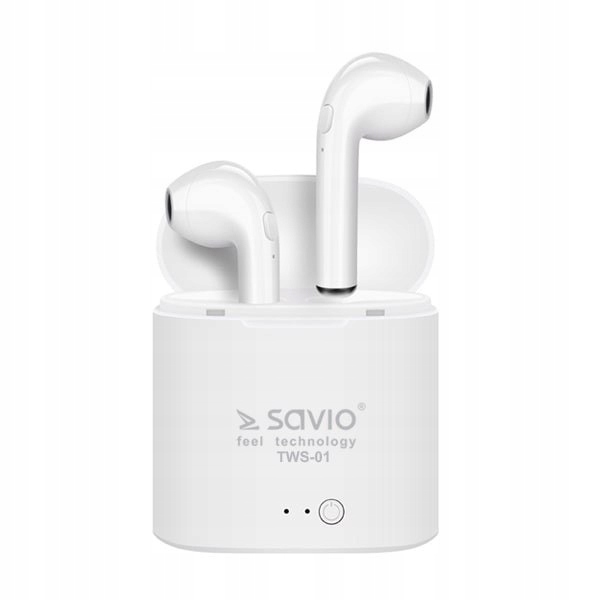 Bezdrôtové slúchadlá do uší Savio TWS-01
